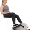 61D7vcriVAL._AC_SL1500_.jpg Sunny Health & Fitness Sitting Under Desk Elliptical Exerciser, Portable Pedal Training Machine for Senior Exercise, Peddler for Home Workout, Optional Free SunnyFit App, Magnetic, Motorized & In Pink
