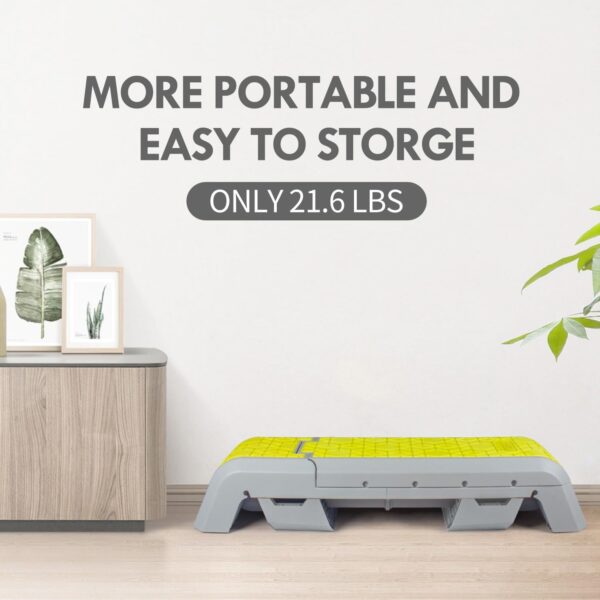 61Dsqq59TBL._AC_SL1500_.jpg leikefitness Multifunctional Aerobic Deck with Cord Workout Platform Adjustable Dumbbell Bench Weight Bench Professional Fitness Equipment for Home Gym