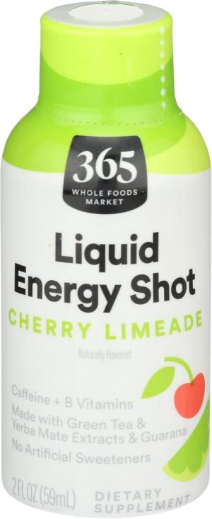 365 by Whole Foods Market, Energy Shot Cherry Limeade Single, 2 Fl Oz
