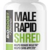 Rapid Shred | Fat Burner for Men Weight Loss Pills | Appetite Suppressant, Metabolism Booster, Carb Blocker | Extra Strength Supplement | Extra Strength Slimming Weight Loss Diet Pills - 60 Capsules