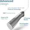 AquaSonic Water Flosser - Cordless Rechargeable Water Flossers for Teeth Cleaning - Waterproof Aqua Flosser, Portable Oral Irrigator for Dental Cleaning with 5 Jet Tips – Braces Home Travel