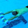 AquaFitness Set of 2 Foam Dumbbells for Swimming Pool Exercise, Sports Aquatic Workout Equipment
