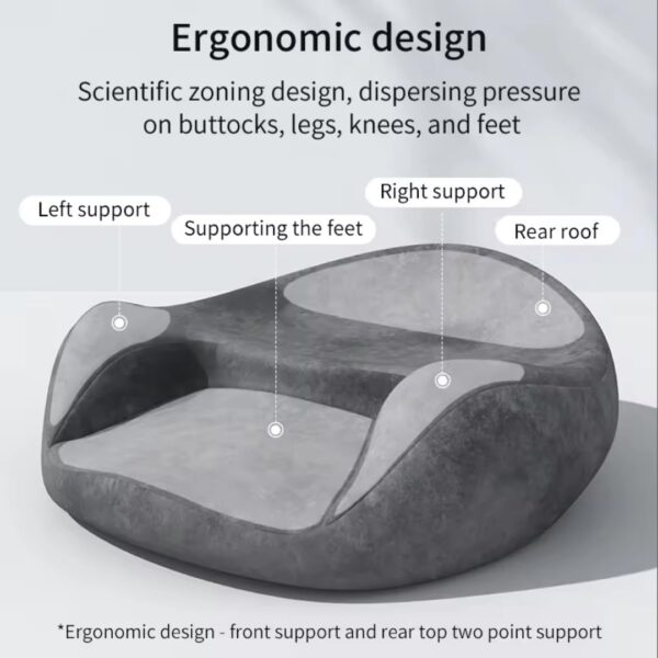 Meditation Air Cushion - No More Numb Legs | Ergonomic Design for Optimal Support and Posture