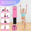 REALIKE Wrist Weights Ankle Weights for Women, Wearable Arm & Leg Weights Set of 2 (1LB Each) Adjustable Silicone Workout Ankle Weights for Walking, Yoga, Pilates,Aerobics,Gym