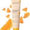 Boka Fluoride Free Toothpaste Nano Hydroxyapatite, Helps Remineralize, Appropriate for Sensitive Teeth, Whitening - for Adult, Kids Oral Care - Orange Cream Flavor, 4oz 1Pk - US Manufactured