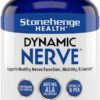 Stonehenge Health Dynamic Nerve Supplement - Supports Nerve Function in Fingers, Toes, Hands, and Feet with Alpha Lipoic Acid ALA, Benfotiamine, Pea, Robust B Complex, Boswellia