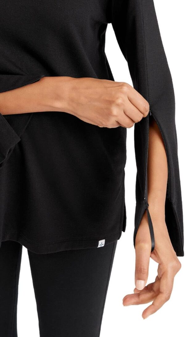 Care+Wear Arm Access Dialysis Shirts for Women – PICC Line Access Shirt with Two-Way Zipper for Easy Access