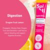 Sol-ti Organic Electrolyte Digestion + Hydration Drink Mix, Superfood Hydration Sticks, SuperStix, Non-GMO, Vegan, Dragon Fruit Lemon, 14 Sticks