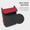 Friends of Meditation Relaxing Buddha Meditation Chair | Detachable Rectangular Back Support & Zafu Cushion | Portable Folding Chair | Floor Chair with Back Support | Yoga Chairs for Adults | Maroon