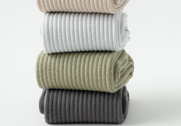 Pilates Yoga Socks with Grips for Women - Crew Length Ballet Barre Socks - Sticky Workout Hospital Socks