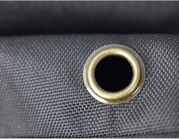 Mini Lustrous Weight Bench Cover, Adjustable Exercise Workout Bench Cover, Waterproof 600D Oxford Fabric for Indoor and Outdoor Use, 50" L x 23" W x 17" H（Black）