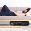 Bigzzia Vibration Plate Exercise Machine 10 Modes Whole Body Workout Vibration Fitness Platform w/ Loop Bands Jump Rope Bluetooth Speaker Home Training Equipment for Weight Loss & Toning