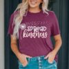 61FIn9FcQ9L._AC_SL1000_.jpg Spread Kindness T Shirt for Women Summer Dandelion Graphic Tees Casual Funny Sayings Letter Printed Cute Shirts Tops