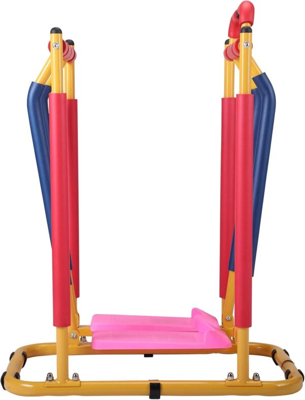 Kids Air Trainer Fun Fitness Equipment Children's Fitness Exercise Equipment, Elliptical Glider Outdoor Cross Machine,Soft Foam Handle