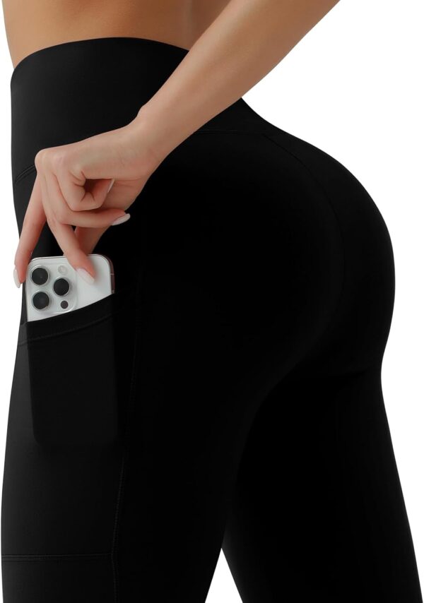 Blisset 3 Pack High Waisted Leggings for Women-Soft Athletic Tummy Control Pants for Running Yoga Workout Reg & Plus Size