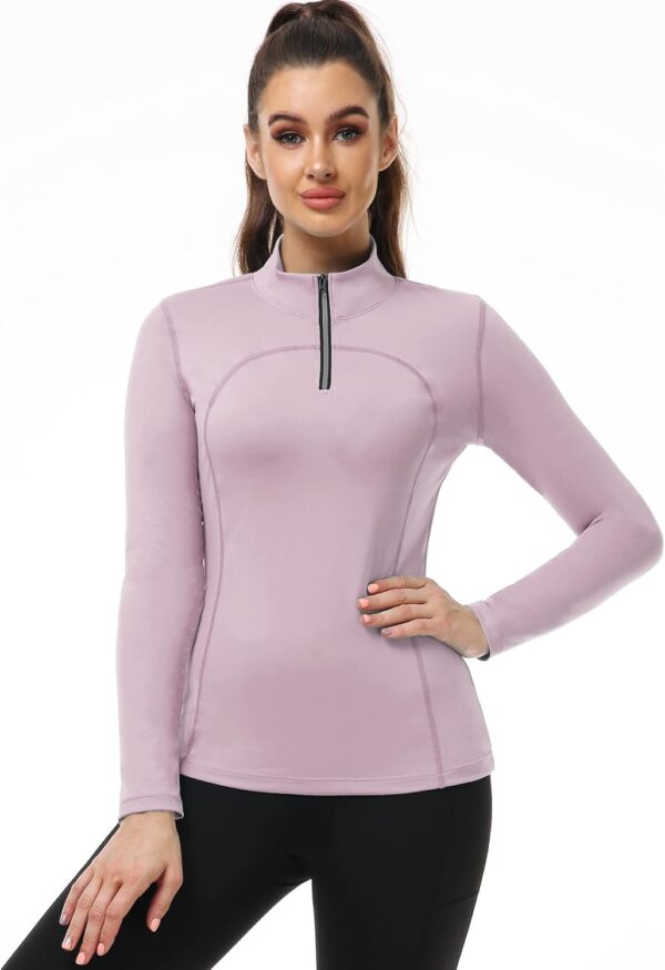 CADMUS Women's Compression Long Sleeve Shirts for Hiking Running Dry Fit Tights