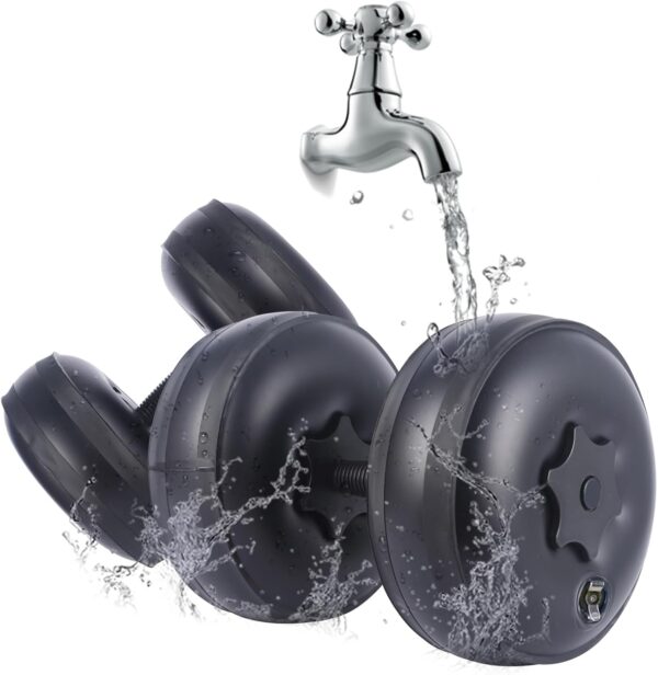 Water Filled Dumbbells Set - Water Filled Weights - Portable Travel Weights - Weights Adjustable Dumbbells - Portable Fitness Equipment - Strength Training - Fitness and Shaping