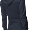 H2H Women's Slim Fit Zip Up & Pullover Hoodie Lightweight Long Sleeve Kangaroo Pocket Basic Casual Sweatshirt
