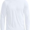 Mens Long Sleeve Workout Shirts Light Weight Quick Dry UV/SPF Athletic T-Shirt Running Hiking with Thumb Holes