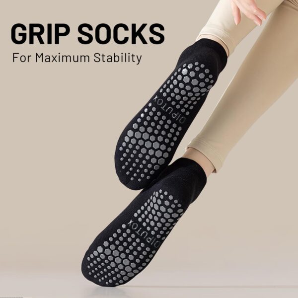 7 Pairs Pilates Socks with Grips for Women- Grip Socks Yoga Socks for Yoga,Pilates, Ballet & Barre,Non Slip,Ideal gifts