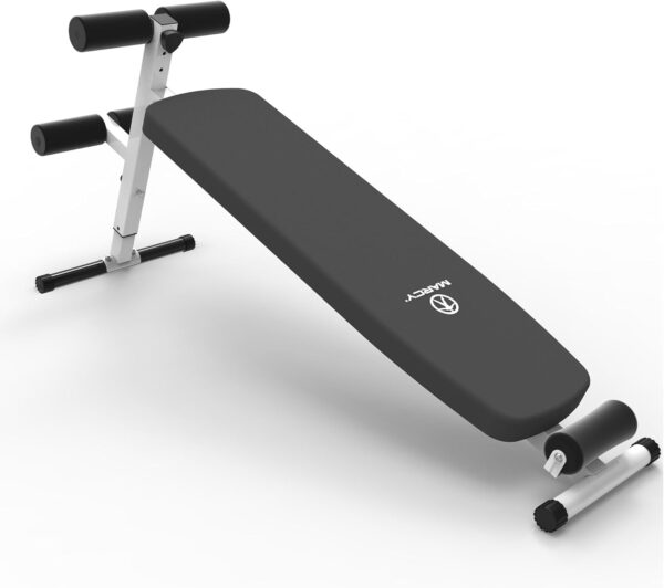 Marcy Utility Slant Board Exercise Bench for Strength Training and Home Gym Workouts
