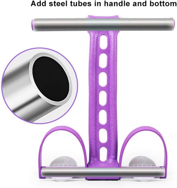 Yoga Pedal Resistance Band Elastic Pull Rope Fitness Sit-up Exercise Equipment at Home Gym Arm Abs Workout Equipment Leg Stretching Equipment