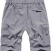 Quick Dry Hiking Shorts Men's Cargo Casual Outdoor 4-Way Stretchy Lightweight Summer Short with Multi Pockets