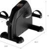 Under Desk Bike and Pedal Exerciser - At-Home Physical Therapy Equipment and Exercise Machine for Arms and Legs with LCD Screen by Wakeman Fitness