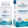 Nordic Naturals Omega-3, Lemon Flavor - 120 Soft Gels - 690 mg Omega-3 - Fish Oil - EPA & DHA - Immune Support, Brain & Heart Health, Optimal Wellness - Non-GMO - 60 Servings