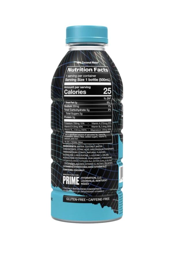 2024 NEW Limited Prime X Hydration Holographic blue Sports Drink - 16 oz Limited Edition Prime Beverage Sports Drink