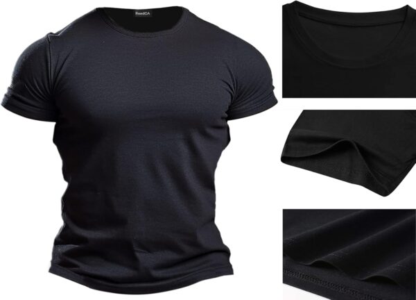 ReedCA Bat - Mens Bodybuilding T-Shirt - Gym Training Top Fashion Workout Shirts Hipster Shirt Fitness