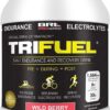 3-in-1 Endurance and Recovery, Hydration, BCAA, Electrolyte Enhanced Drink (Wild Berry)…