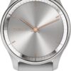 Garmin vívomove Trend, Stylish Hybrid Smartwatch, Long-Lasting Battery Life, Dynamic Watch Hands and Touchscreen Display, Mist Gray