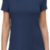 Mippo Open Back Workout Tops for Women Soft Short Sleeve Athletic Yoga Gym T Shirts