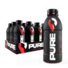 Pure Fuel Healthy Energy Drinks Cherry Bomb - Sports Drinks - Plant Based - 180mg Natural Caffeine - 12pk x 16.9 fl oz
