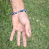 Lapis Lazuli Crystal Bracelet, Handmade Blue Stone Jewelry for Wisdom & Clarity, Elegant Spiritual Accessory