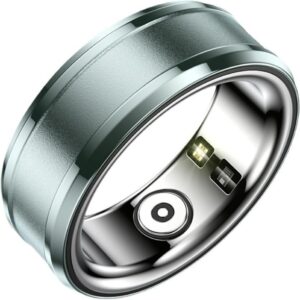 Dpofirs Smart Rings for Men & Women, NFC Fitness Ring with Sleep Body Temperature Monitoring Step Counter Function, IP68 Electronic Gadgets for Video Scrolling Page Flipping (20)