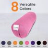 Sol Living Yoga Bolster Pillow for Restorative Yoga Meditation Bolster 100% Cotton Cylindrical Meditation Cushion Firm Yoga Cushion Bolster Washable Cover Body Pillow for Balance Support Asana Poses