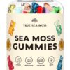 Irish Sea Moss Gummies with Burdock Root & Bladderwrack for Immune Support, Energy Boost, Skin & Hair, Detox - Adult Women & Men, Kids 60pcs
