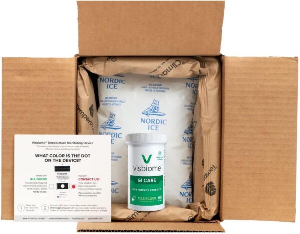Visbiome® GI Care - High Potency Probiotic - 112.5 Billion CFU Live Probiotics, Original De Simone Formulation, Made in USA, 120 Capsules.