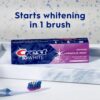 Crest 3D White Advanced Luminous Mint Teeth Whitening Toothpaste, Crest Toothpaste, 3.7 oz Pack of 4 - Helps Remove Surface Stains, Whitens Teeth, Strengthens Tooth Enamel, Protects Against Cavities
