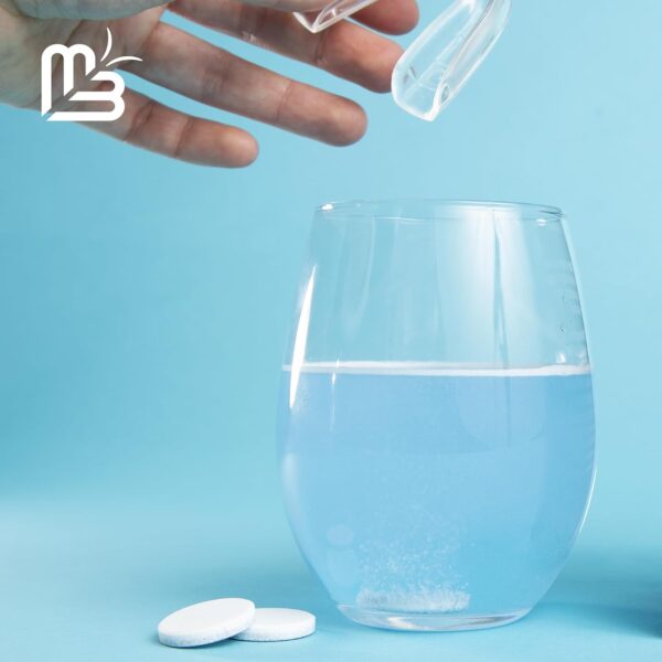 M3 Naturals Overnight + Whitening Retainer Cleaner | FSA HSA Approved | Remove Stains, Discoloration, and Plaque | 4 Month Supply | Denture Cleanser with Whitening Boost