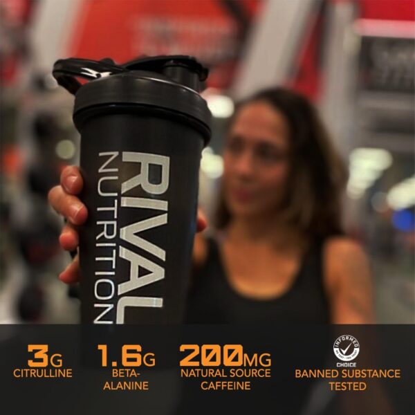 Rival Nutrition Powder Burn- Watermelon Candy, 10.1 oz.