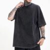 3 Pcs Oversized T-Shirts Heavy Cotton Washed Summer Vintage Tee Loose Fit Short Sleeve Casual Shirts for Men Women