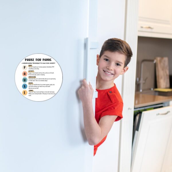 Mental Health Psychology Fridge Magnets - Kids Behavior Positive Educational Decorations - Counseling Room Therapy Office Home Bedroom Decoration Supplies