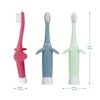 Dr. Brown's Infant-to-Toddler Training Toothbrush, Soft for Baby's First Teeth, Blue Elephant, 0-3 Years