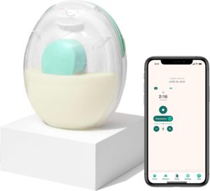 Willow Go - Hands Free Single Wearable Breast Pump - Portable, Electric, Cordless, 9 Levels of Hospital Grade Suction Strength, App Compatible & Fits Fully in Bra - Breastfeeding Essentials
