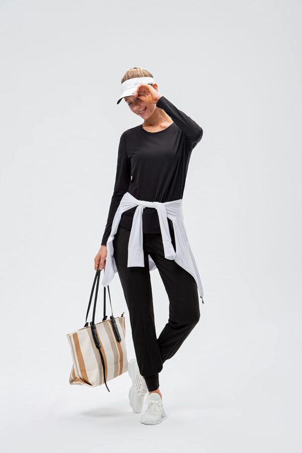 HIBETY 3 Pack Women's UPF 50+ Sun Protection Shirts, Workout Gym Long Sleeve Shirts, Quick Dry Tops