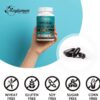 2400 MG Liposomal Glutathione Softgels, Max Absorption, Active Form L-Glutathione Reduced (GSH), with Hyaluronic Acid, Resveratrol, Master Antioxidants for Detox, Brain, Immune System, 240 Softgels