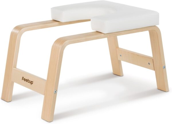 61LCHABpgL._AC_SL1500_.jpg FeetUp - The Original Yoga Headstand Bench, Vegan Handstand Trainer Bench and Stand, Strength Training Inversion Equipment for Relaxation and Strength, Includes App & Starter Kit, #1 Worldwide